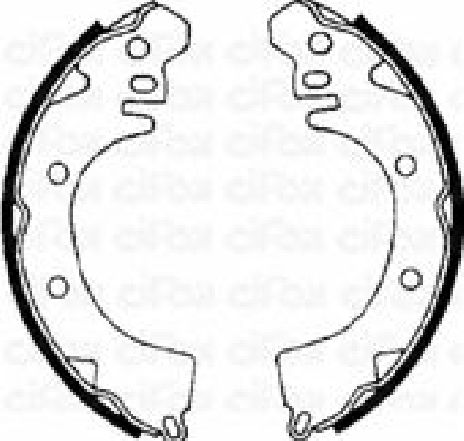 Set saboti frana CIFAM 153-252</br>Piesa auto pentru Frana tambur Set saboti frana CIFAM 153-252</br>Piesa auto pentru Frana tambur