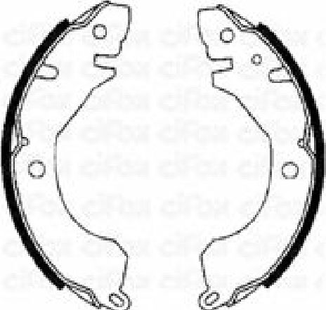 Set saboti frana CIFAM 153-253</br>Piesa auto pentru Frana tambur Set saboti frana CIFAM 153-253</br>Piesa auto pentru Frana tambur