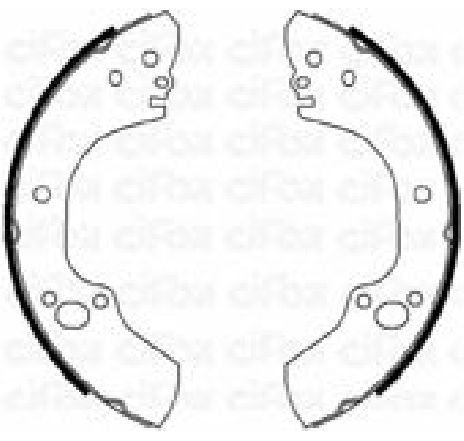 Set saboti frana CIFAM 153-312</br>Piesa auto pentru Frana tambur Set saboti frana CIFAM 153-312</br>Piesa auto pentru Frana tambur