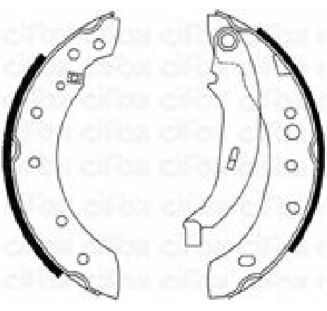 Set saboti frana CIFAM 153-332</br>Piesa auto pentru Frana tambur Set saboti frana CIFAM 153-332</br>Piesa auto pentru Frana tambur