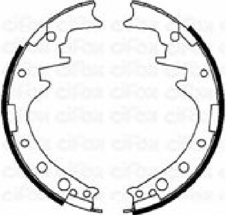 Set saboti frana CIFAM 153-413</br>Piesa auto pentru Frana tambur Set saboti frana CIFAM 153-413</br>Piesa auto pentru Frana tambur