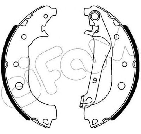 Set saboti frana CIFAM 153-531</br>Piesa auto pentru Frana tambur Set saboti frana CIFAM 153-531</br>Piesa auto pentru Frana tambur