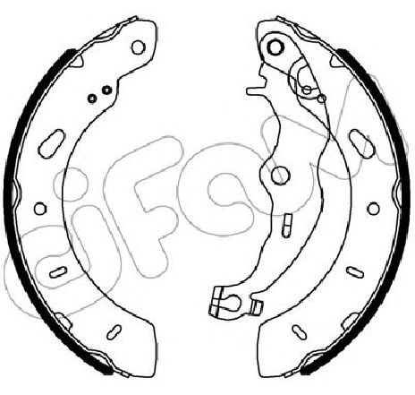 Set saboti frana CIFAM 153-563</br>Piesa auto pentru Frana tambur Set saboti frana CIFAM 153-563</br>Piesa auto pentru Frana tambur