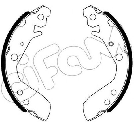 Set saboti frana CIFAM 153-567</br>Piesa auto pentru Frana tambur Set saboti frana CIFAM 153-567</br>Piesa auto pentru Frana tambur