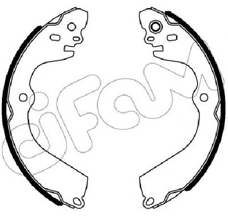 Set saboti frana CIFAM 153-610</br>Piesa auto pentru Frana tambur Set saboti frana CIFAM 153-610</br>Piesa auto pentru Frana tambur