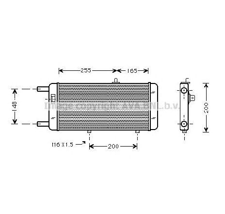 Radiator, racire motor PRASCO AI2087</br>Piesa auto pentru Radiator racire apa/ ulei Radiator, racire motor PRASCO AI2087</br>Piesa auto pentru Radiator racire apa/ ulei