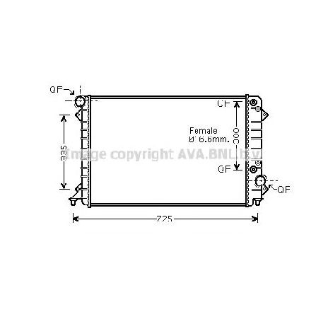 Radiator, racire motor PRASCO AI2197</br>Piesa auto pentru Radiator racire apa/ ulei Radiator, racire motor PRASCO AI2197</br>Piesa auto pentru Radiator racire apa/ ulei