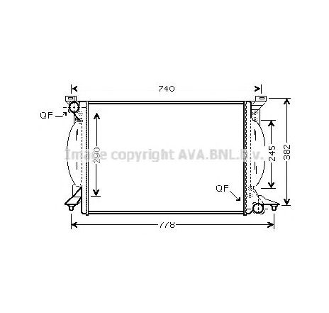 Radiator, racire motor PRASCO AI2206</br>Piesa auto pentru Radiator racire apa/ ulei Radiator, racire motor PRASCO AI2206</br>Piesa auto pentru Radiator racire apa/ ulei