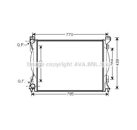 Radiator, racire motor PRASCO AI2233</br>Piesa auto pentru Radiator racire apa/ ulei Radiator, racire motor PRASCO AI2233</br>Piesa auto pentru Radiator racire apa/ ulei