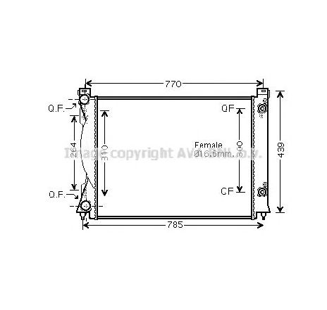 Radiator, racire motor PRASCO AI2234</br>Piesa auto pentru Radiator racire apa/ ulei Radiator, racire motor PRASCO AI2234</br>Piesa auto pentru Radiator racire apa/ ulei