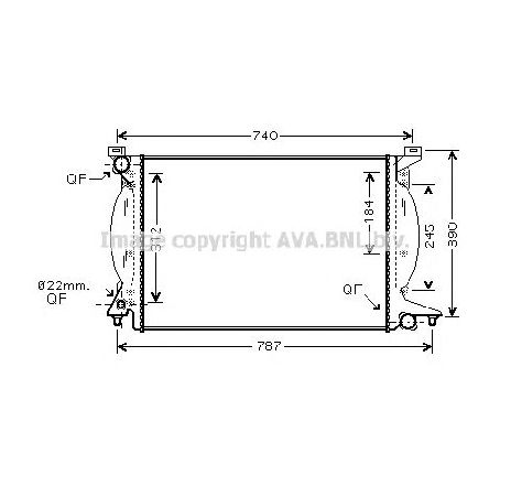 Radiator, racire motor PRASCO AI2243</br>Piesa auto pentru Radiator racire apa/ ulei Radiator, racire motor PRASCO AI2243</br>Piesa auto pentru Radiator racire apa/ ulei