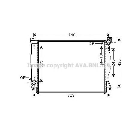 Radiator, racire motor PRASCO AI2245</br>Piesa auto pentru Radiator racire apa/ ulei Radiator, racire motor PRASCO AI2245</br>Piesa auto pentru Radiator racire apa/ ulei