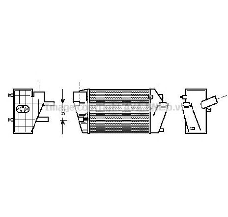 Intercooler, compresor PRASCO AI4187</br>Piesa auto pentru Turbocompressor Intercooler, compresor PRASCO AI4187</br>Piesa auto pentru Turbocompressor