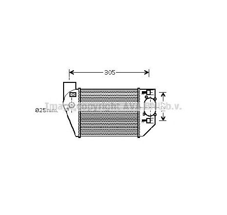Intercooler, compresor PRASCO AI4249</br>Piesa auto pentru Turbocompressor Intercooler, compresor PRASCO AI4249</br>Piesa auto pentru Turbocompressor