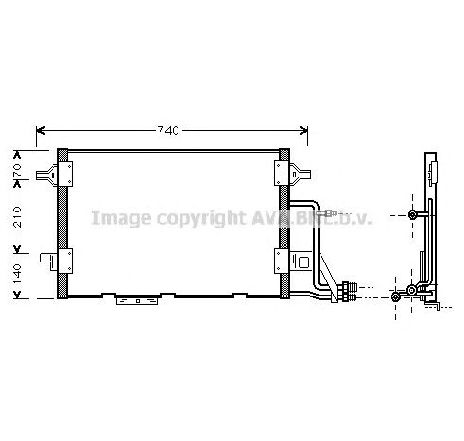 Condensator, climatizare PRASCO AI5137</br>Piesa auto pentru Categorii Condensator, climatizare PRASCO AI5137</br>Piesa auto pentru Categorii