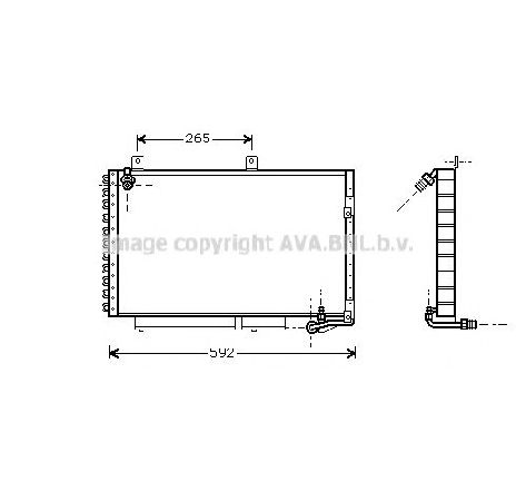 Condensator, climatizare PRASCO AI5184</br>Piesa auto pentru Categorii Condensator, climatizare PRASCO AI5184</br>Piesa auto pentru Categorii