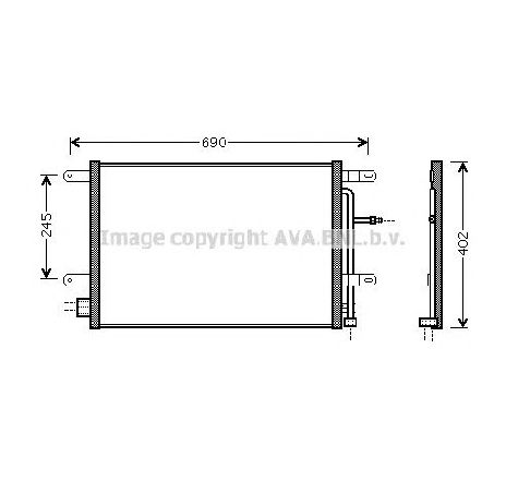 Condensator, climatizare PRASCO AI5238</br>Piesa auto pentru Categorii Condensator, climatizare PRASCO AI5238</br>Piesa auto pentru Categorii
