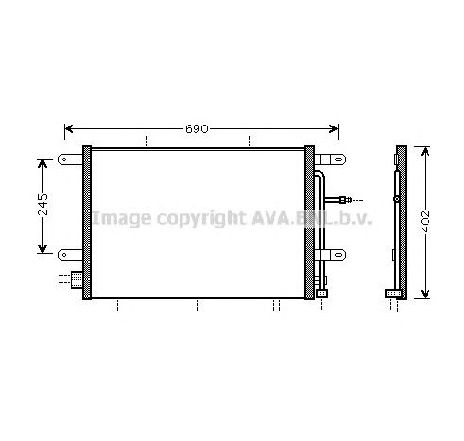 Condensator, climatizare PRASCO AI5239</br>Piesa auto pentru Categorii Condensator, climatizare PRASCO AI5239</br>Piesa auto pentru Categorii