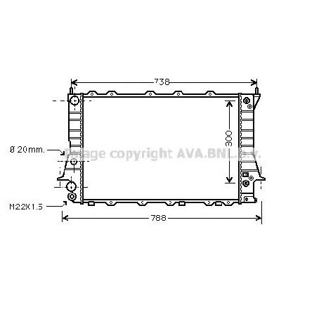 Radiator, racire motor PRASCO AIA2078</br>Piesa auto pentru Radiator racire apa/ ulei Radiator, racire motor PRASCO AIA2078</br>Piesa auto pentru Radiator racire apa/ ulei
