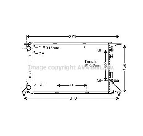 Radiator, racire motor PRASCO AIA2293</br>Piesa auto pentru Radiator racire apa/ ulei Radiator, racire motor PRASCO AIA2293</br>Piesa auto pentru Radiator racire apa/ ulei