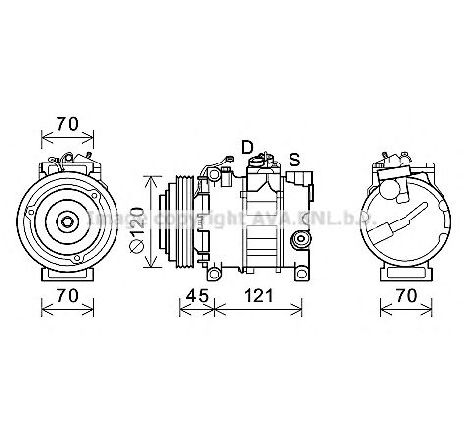 Compresor, climatizare PRASCO AIK379</br>Piesa auto pentru Sistem de aer conditionat Compresor, climatizare PRASCO AIK379</br>Piesa auto pentru Sistem de aer conditionat