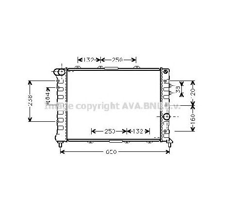 Radiator, racire motor PRASCO AL2057</br>Piesa auto pentru Radiator racire apa/ ulei Radiator, racire motor PRASCO AL2057</br>Piesa auto pentru Radiator racire apa/ ulei