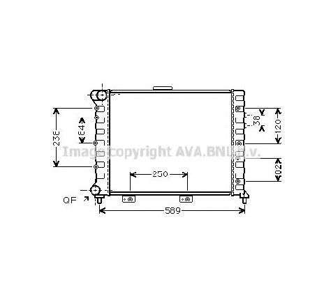 Radiator, racire motor PRASCO AL2069</br>Piesa auto pentru Radiator racire apa/ ulei Radiator, racire motor PRASCO AL2069</br>Piesa auto pentru Radiator racire apa/ ulei