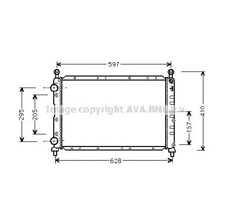 Radiator, racire motor PRASCO AL2074</br>Piesa auto pentru Radiator racire apa/ ulei Radiator, racire motor PRASCO AL2074</br>Piesa auto pentru Radiator racire apa/ ulei