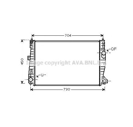 Radiator, racire motor PRASCO AL2101</br>Piesa auto pentru Radiator racire apa/ ulei Radiator, racire motor PRASCO AL2101</br>Piesa auto pentru Radiator racire apa/ ulei