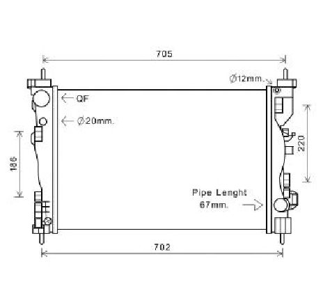 Radiator, racire motor PRASCO AL2119</br>Piesa auto pentru Radiator racire apa/ ulei Radiator, racire motor PRASCO AL2119</br>Piesa auto pentru Radiator racire apa/ ulei