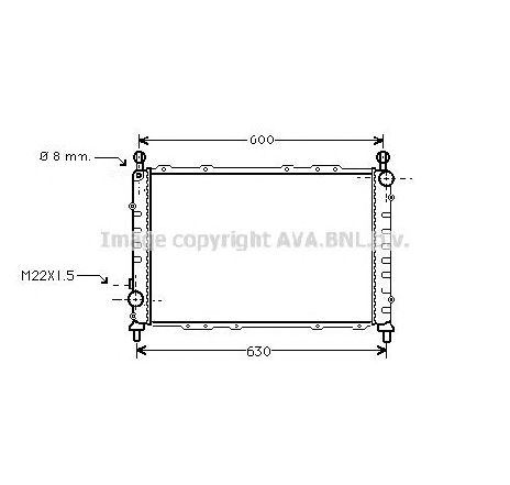 Radiator, racire motor PRASCO ALA2055</br>Piesa auto pentru Radiator racire apa/ ulei Radiator, racire motor PRASCO ALA2055</br>Piesa auto pentru Radiator racire apa/ ulei
