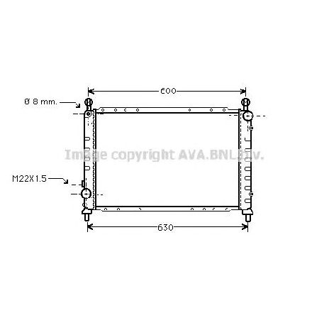 Radiator, racire motor PRASCO ALA2076</br>Piesa auto pentru Radiator racire apa/ ulei Radiator, racire motor PRASCO ALA2076</br>Piesa auto pentru Radiator racire apa/ ulei