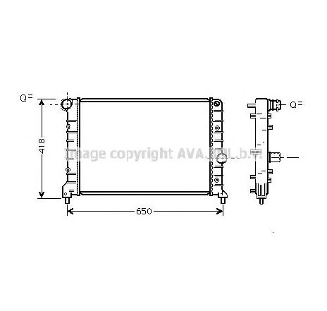 Radiator, racire motor PRASCO ALA2083</br>Piesa auto pentru Radiator racire apa/ ulei Radiator, racire motor PRASCO ALA2083</br>Piesa auto pentru Radiator racire apa/ ulei