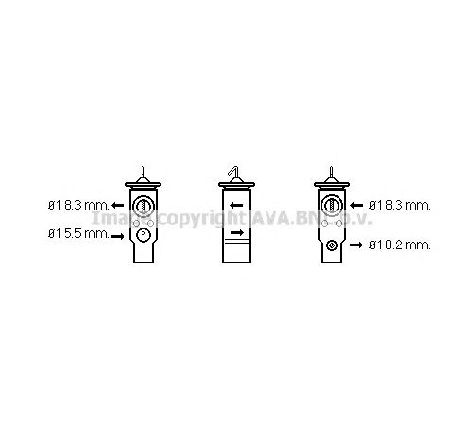 Supapa expansiune, clima PRASCO BW1359</br>Piesa auto pentru Sistem de aer conditionat Supapa expansiune, clima PRASCO BW1359</br>Piesa auto pentru Sistem de aer conditionat