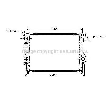 Radiator, racire motor PRASCO BW2048</br>Piesa auto pentru Radiator racire apa/ ulei Radiator, racire motor PRASCO BW2048</br>Piesa auto pentru Radiator racire apa/ ulei