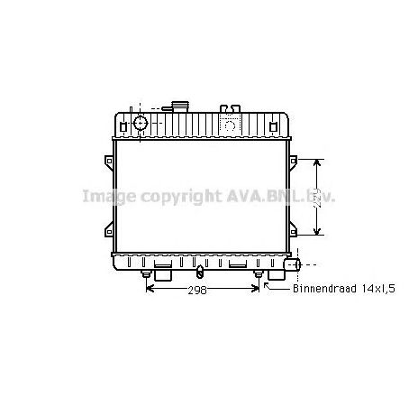 Radiator, racire motor PRASCO BW2071</br>Piesa auto pentru Radiator racire apa/ ulei Radiator, racire motor PRASCO BW2071</br>Piesa auto pentru Radiator racire apa/ ulei