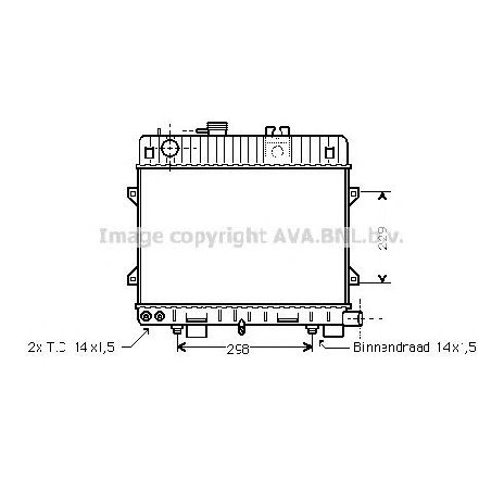 Radiator, racire motor PRASCO BW2072</br>Piesa auto pentru Radiator racire apa/ ulei Radiator, racire motor PRASCO BW2072</br>Piesa auto pentru Radiator racire apa/ ulei