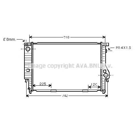 Radiator, racire motor PRASCO BW2095</br>Piesa auto pentru Radiator racire apa/ ulei Radiator, racire motor PRASCO BW2095</br>Piesa auto pentru Radiator racire apa/ ulei