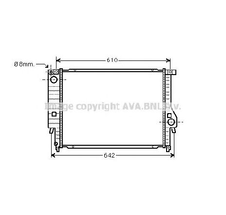Radiator, racire motor PRASCO BW2096</br>Piesa auto pentru Radiator racire apa/ ulei Radiator, racire motor PRASCO BW2096</br>Piesa auto pentru Radiator racire apa/ ulei