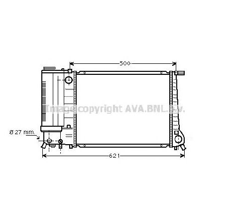 Radiator, racire motor PRASCO BW2101</br>Piesa auto pentru Radiator racire apa/ ulei Radiator, racire motor PRASCO BW2101</br>Piesa auto pentru Radiator racire apa/ ulei
