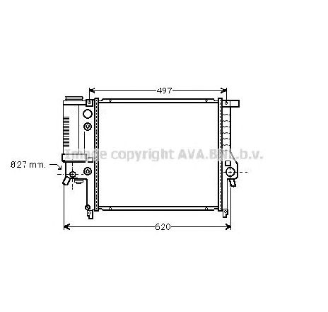 Radiator, racire motor PRASCO BW2125</br>Piesa auto pentru Radiator racire apa/ ulei Radiator, racire motor PRASCO BW2125</br>Piesa auto pentru Radiator racire apa/ ulei