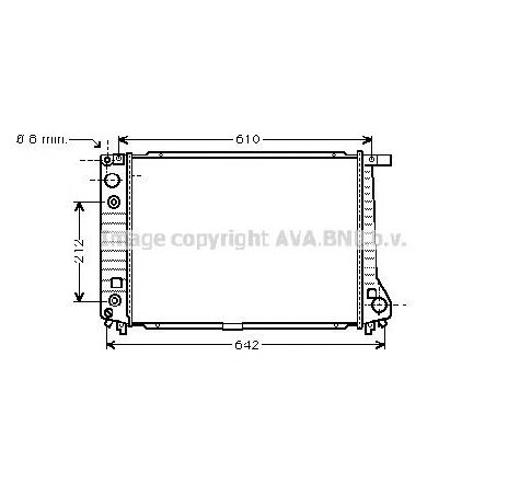 Radiator, racire motor PRASCO BW2126</br>Piesa auto pentru Radiator racire apa/ ulei Radiator, racire motor PRASCO BW2126</br>Piesa auto pentru Radiator racire apa/ ulei