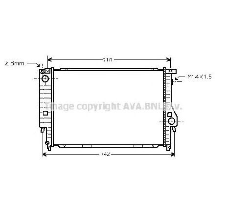 Radiator, racire motor PRASCO BW2138</br>Piesa auto pentru Radiator racire apa/ ulei Radiator, racire motor PRASCO BW2138</br>Piesa auto pentru Radiator racire apa/ ulei