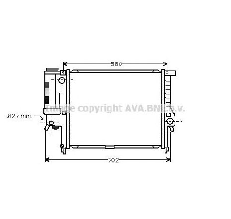 Radiator, racire motor PRASCO BW2195</br>Piesa auto pentru Radiator racire apa/ ulei Radiator, racire motor PRASCO BW2195</br>Piesa auto pentru Radiator racire apa/ ulei