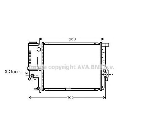 Radiator, racire motor PRASCO BW2201</br>Piesa auto pentru Radiator racire apa/ ulei Radiator, racire motor PRASCO BW2201</br>Piesa auto pentru Radiator racire apa/ ulei