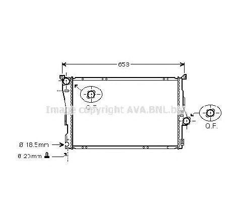 Radiator, racire motor PRASCO BW2205</br>Piesa auto pentru Radiator racire apa/ ulei Radiator, racire motor PRASCO BW2205</br>Piesa auto pentru Radiator racire apa/ ulei