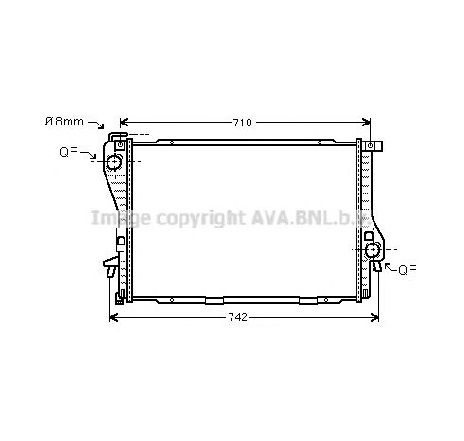 Radiator, racire motor PRASCO BW2233</br>Piesa auto pentru Radiator racire apa/ ulei Radiator, racire motor PRASCO BW2233</br>Piesa auto pentru Radiator racire apa/ ulei
