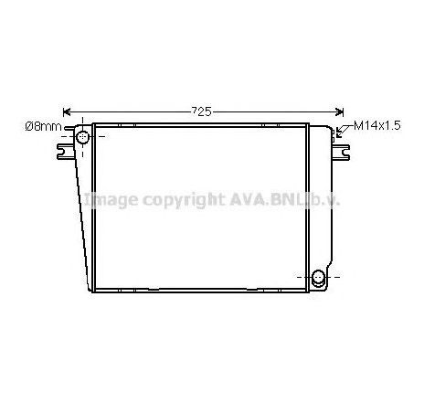 Radiator, racire motor PRASCO BW2241</br>Piesa auto pentru Radiator racire apa/ ulei Radiator, racire motor PRASCO BW2241</br>Piesa auto pentru Radiator racire apa/ ulei