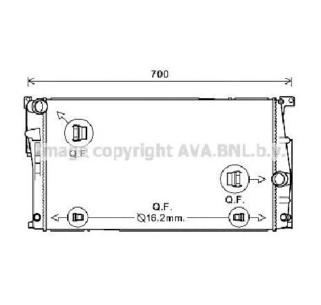 Radiator, racire motor PRASCO BW2447</br>Piesa auto pentru Radiator racire apa/ ulei Radiator, racire motor PRASCO BW2447</br>Piesa auto pentru Radiator racire apa/ ulei