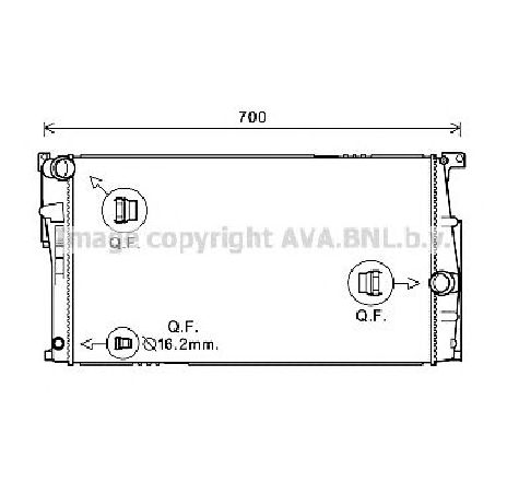 Radiator, racire motor PRASCO BW2453</br>Piesa auto pentru Radiator racire apa/ ulei Radiator, racire motor PRASCO BW2453</br>Piesa auto pentru Radiator racire apa/ ulei